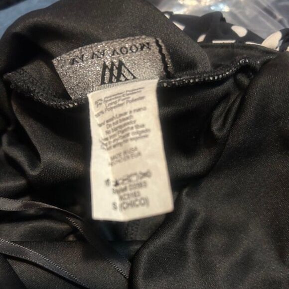 Va Va Voom Black/White Maxi Halter dress, size S - Picture 6 of 6